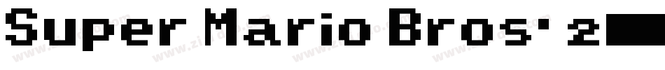 Super Mario Bros. 2字体转换